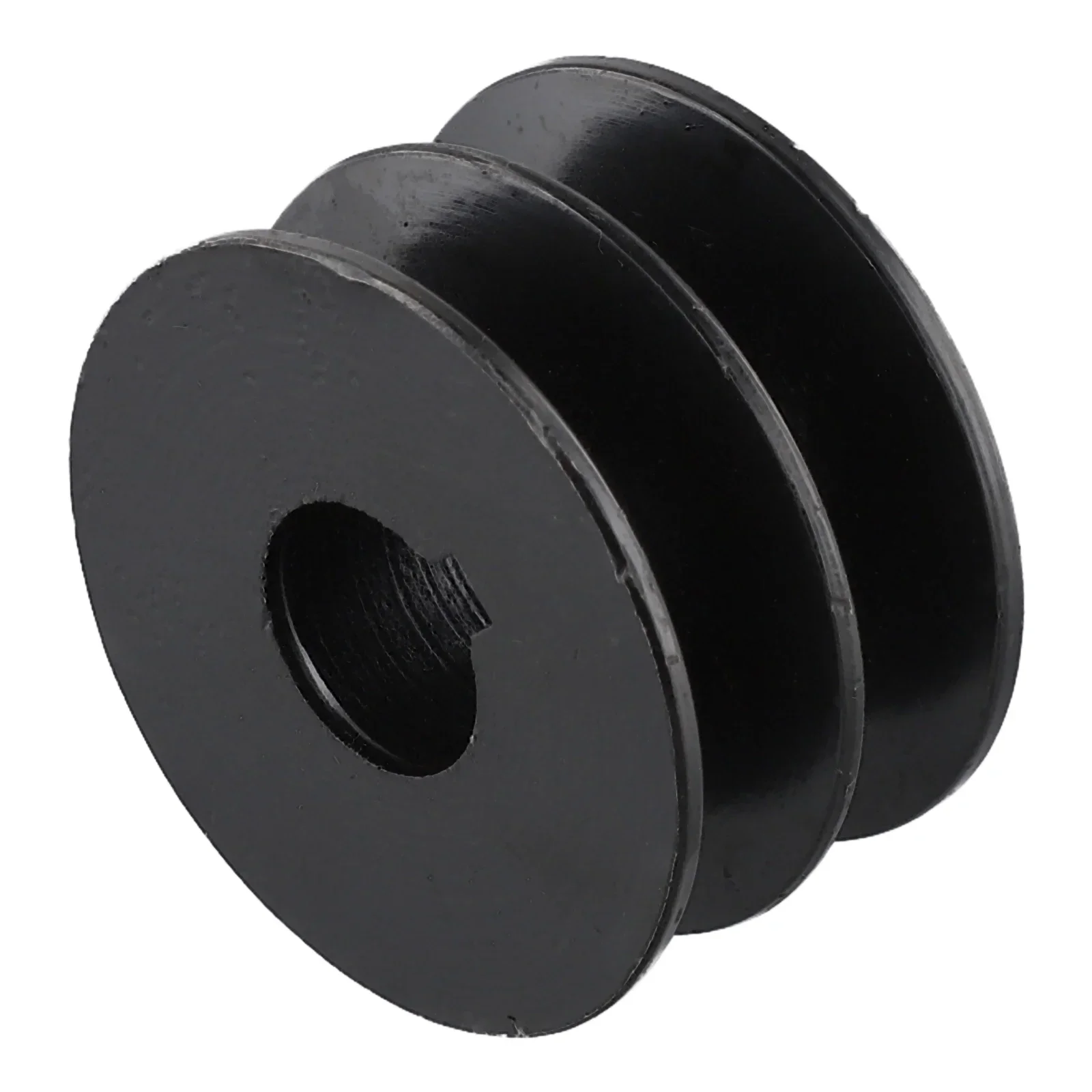 

1 Pcs Belt Pulley Double V Groove Parts Replacement Spare Parts 7HP Engine Accessories Black For 168F For 20mm