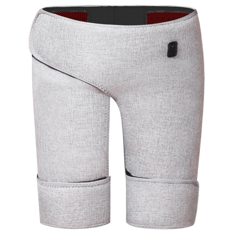 Red Light Heated Hip Brace Electric Heat Massager Pad for Lower Back Thigh Buttock Muscle Relaxation Birthday Gifts Women Men