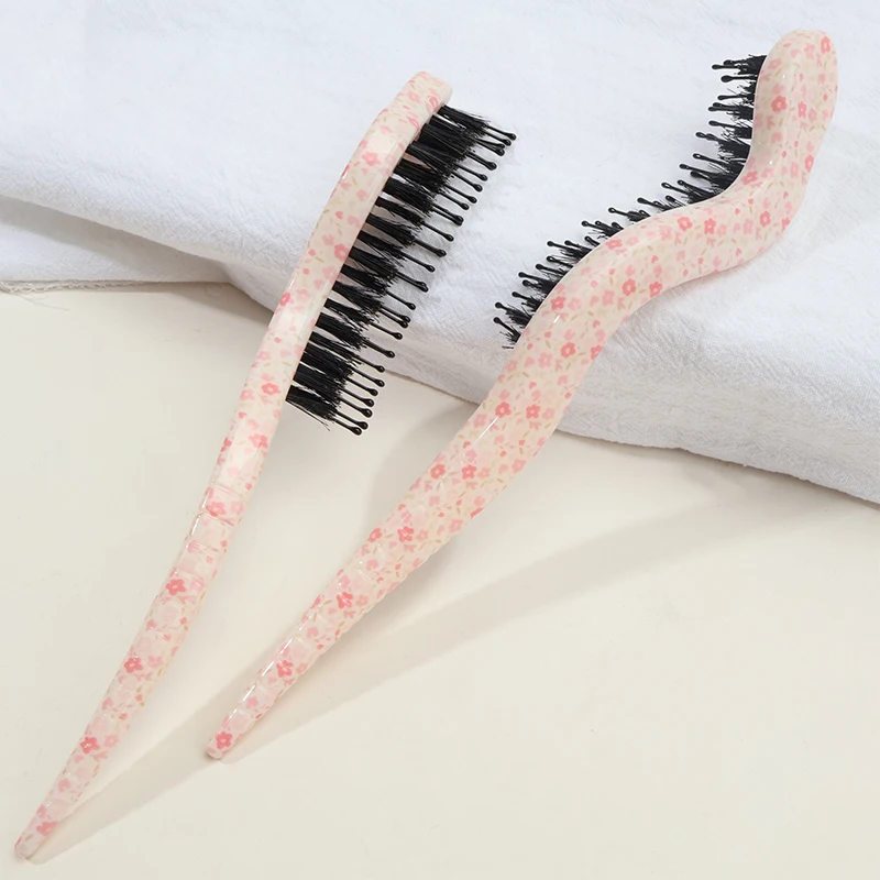 

1 Snake-shaped Comb with Floral & Leopard Patterns - Gorgeous Look, Designed for Stylish & Beautiful Women & Girls