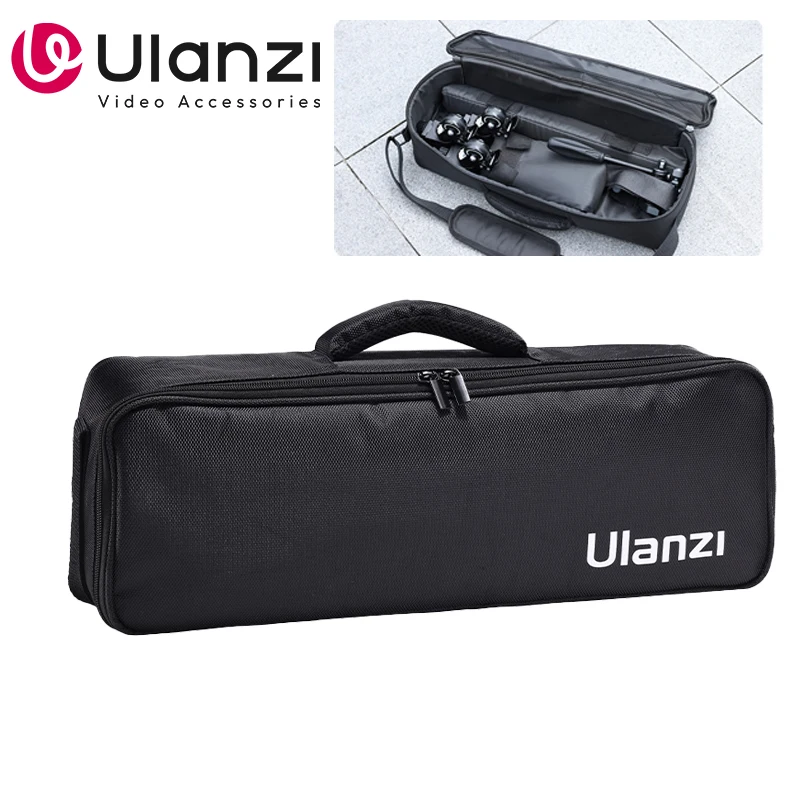 Ulanzi-Bolsa de transporte para trípode, bolso de mano, estuche de almacenamiento para micrófono, estudio de fotografía, soporte para trípode,