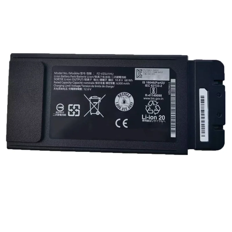 7XINbox FZ-VZSU1HU FZ-55 10.8V 6300mAh 68Wh Laptop Battery For Panasonic TOUGHBOOK FZ-55 Mk1 and Mk2 Models