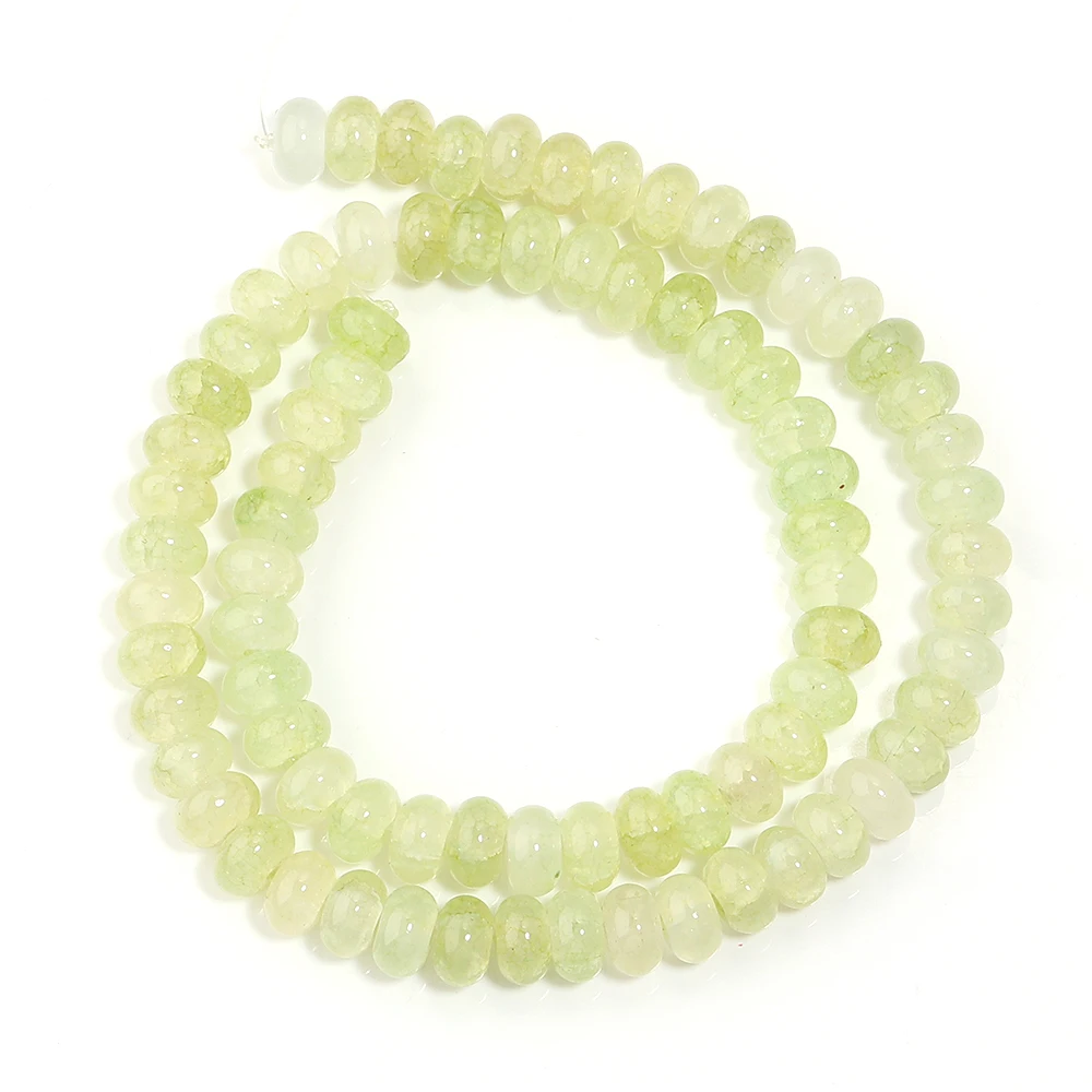 1 String 5x8mm Colorful Glass Beads Abacus Flat Round Loose Beads For Jewelry Making DIY Charms Bracelet Necklace Accessories image 3