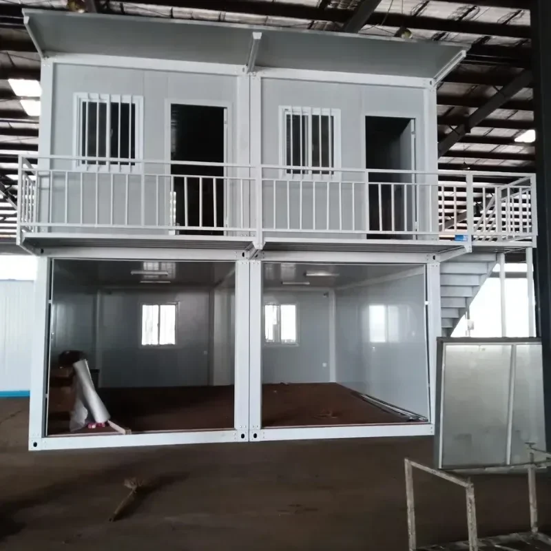 Expandable Container House Portable Modern Modular Mobile Prefabricated Easy Mounted Offices Galvanized Steel Warehouse Barn