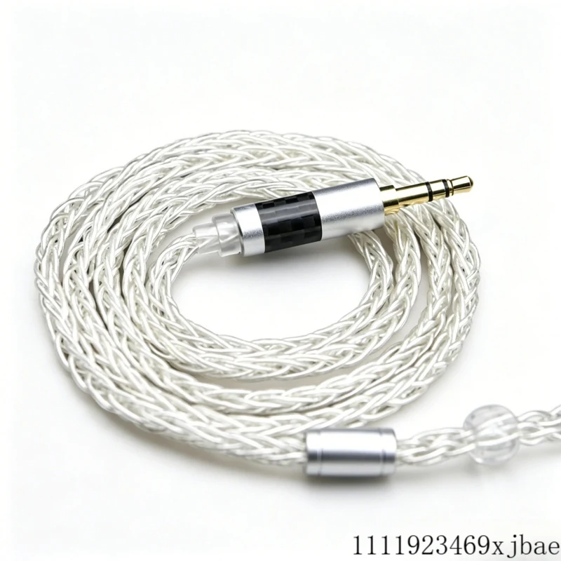 3.5mm to MMCX Plaited 8-strand Headphone Upgrade Cable