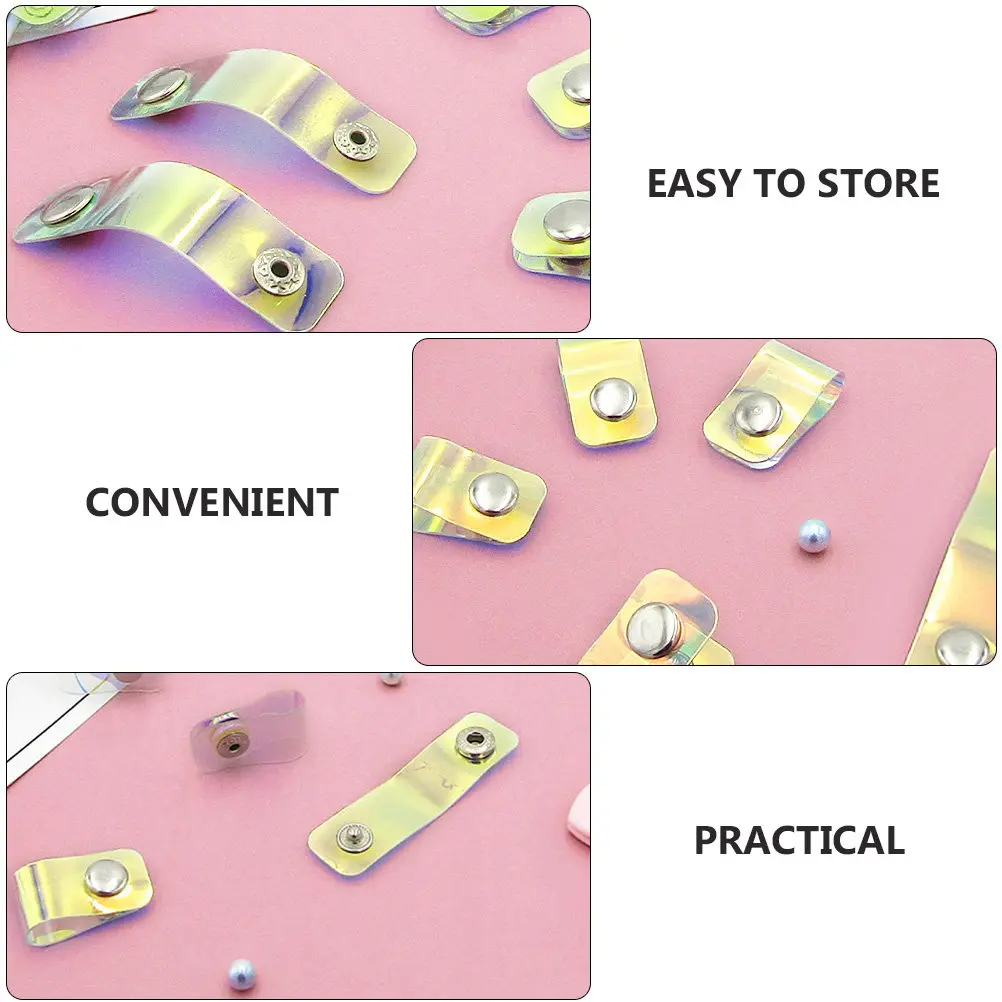 20Pcs Sturdy Cord Storage Buckle Reusable Cable Holder for Phone Chargers Headphone Wires School Office Travel Snap Button