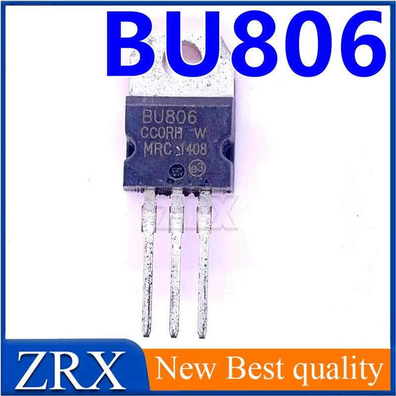 5Pcs/Lot New original BU806 TO-220 8A/200V/60W inline transistor