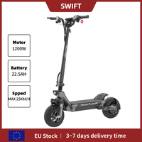 Yume SWIFT Electric Scooter 1200W Motor 48V 22.5AH Battery EScooter Two-wheeled off-road Scooter
