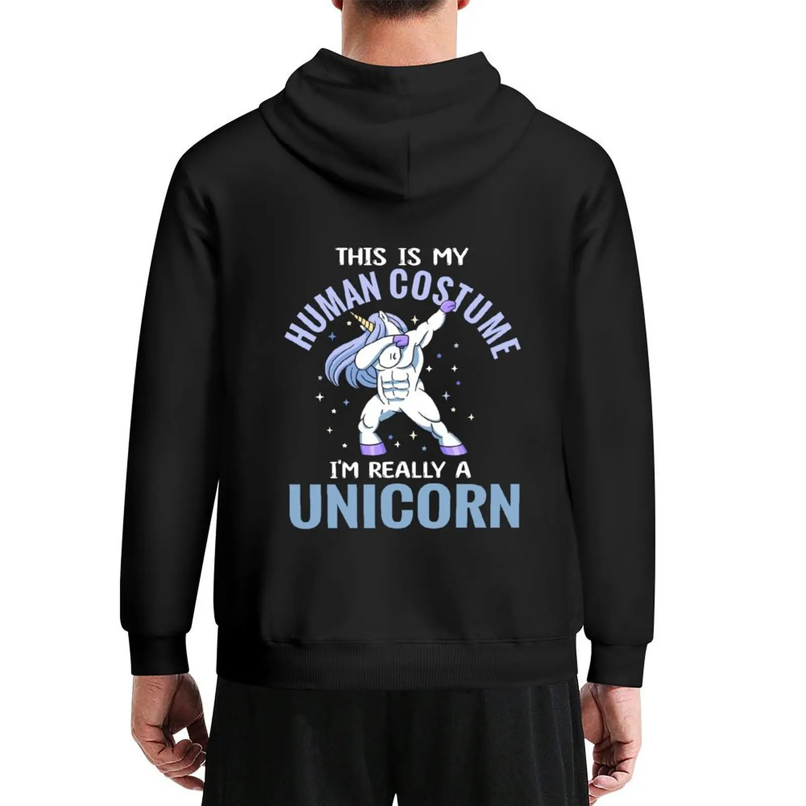 

Unicorn Lover Funny Human Costume Dabbing Unicorn Hoodie mens designer clothes blouse korean clothes hoodie streetwear