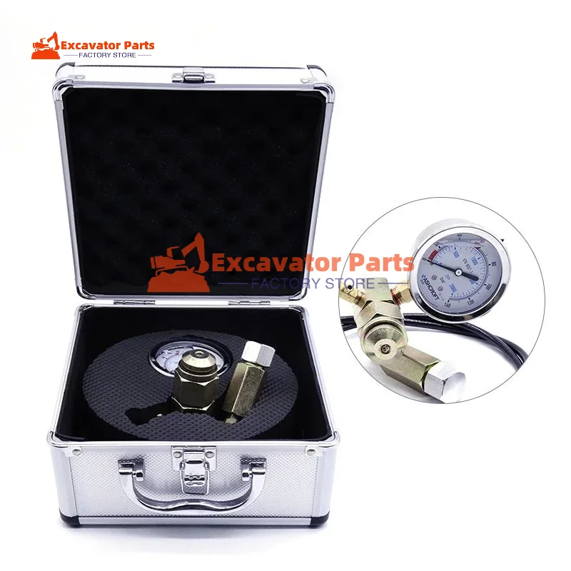 High quality Excavator construction  parts hydraulic breaker hammer Nitrogen Pressure test gauge nitrogen gas charging kits