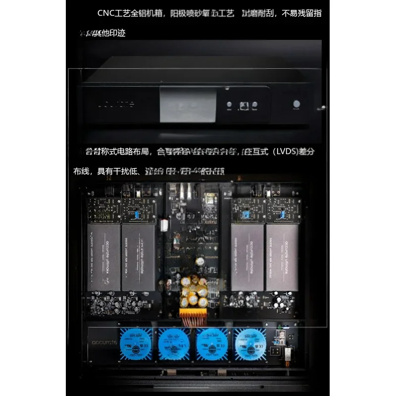 Acústico DAC-D1000 MK2 /R2R/DSD, decodificador DK, réplica de Rockna