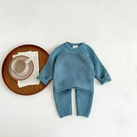 8 best sales stickad babyoutfit - №7