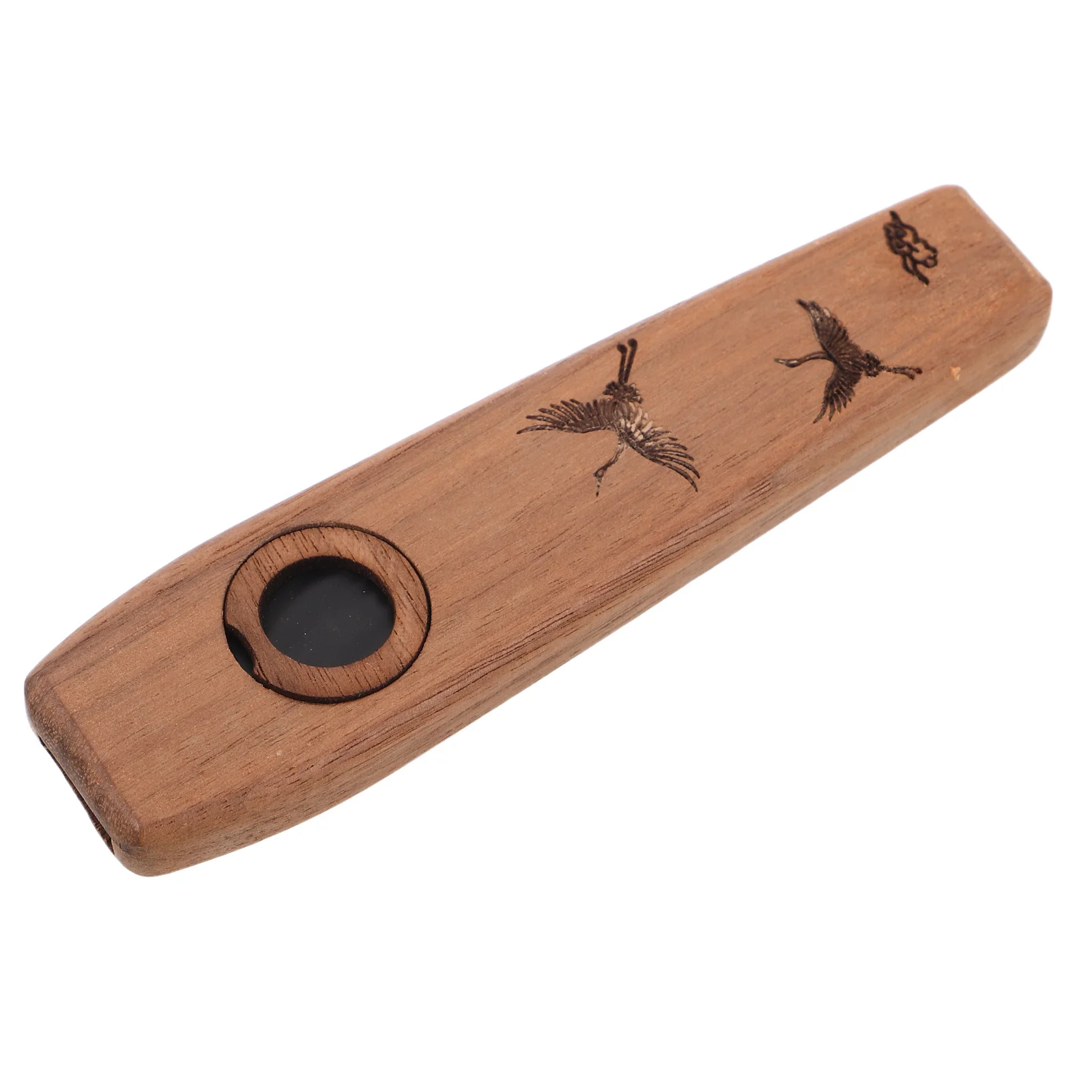 

Premium Solid Wood Kazoo for Adults Durable Kazoo Flute Musical Instrument for Beginners Professionals Classic Mini Wind