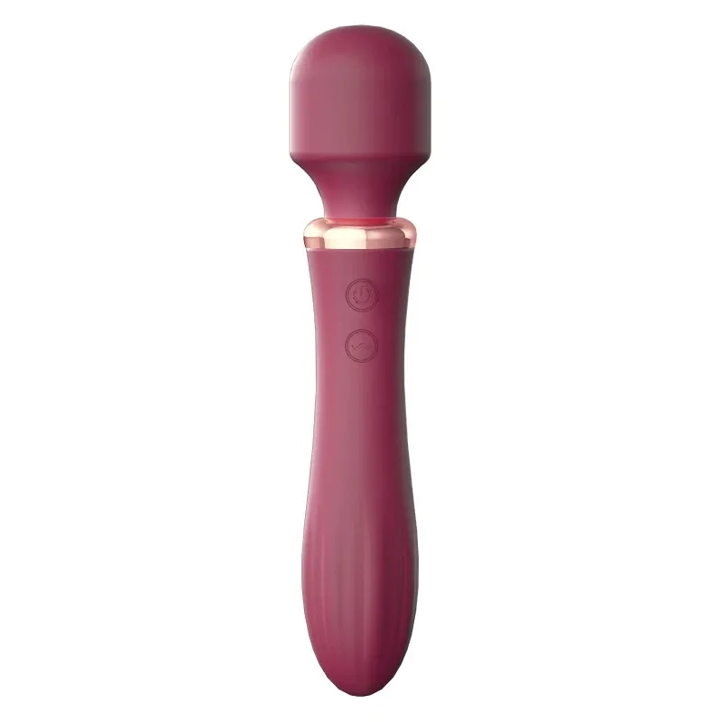 Dual Head Electric Massager for Women, Smart Heating & Multi Vibration Modes Waterproof Personal Massage Tool