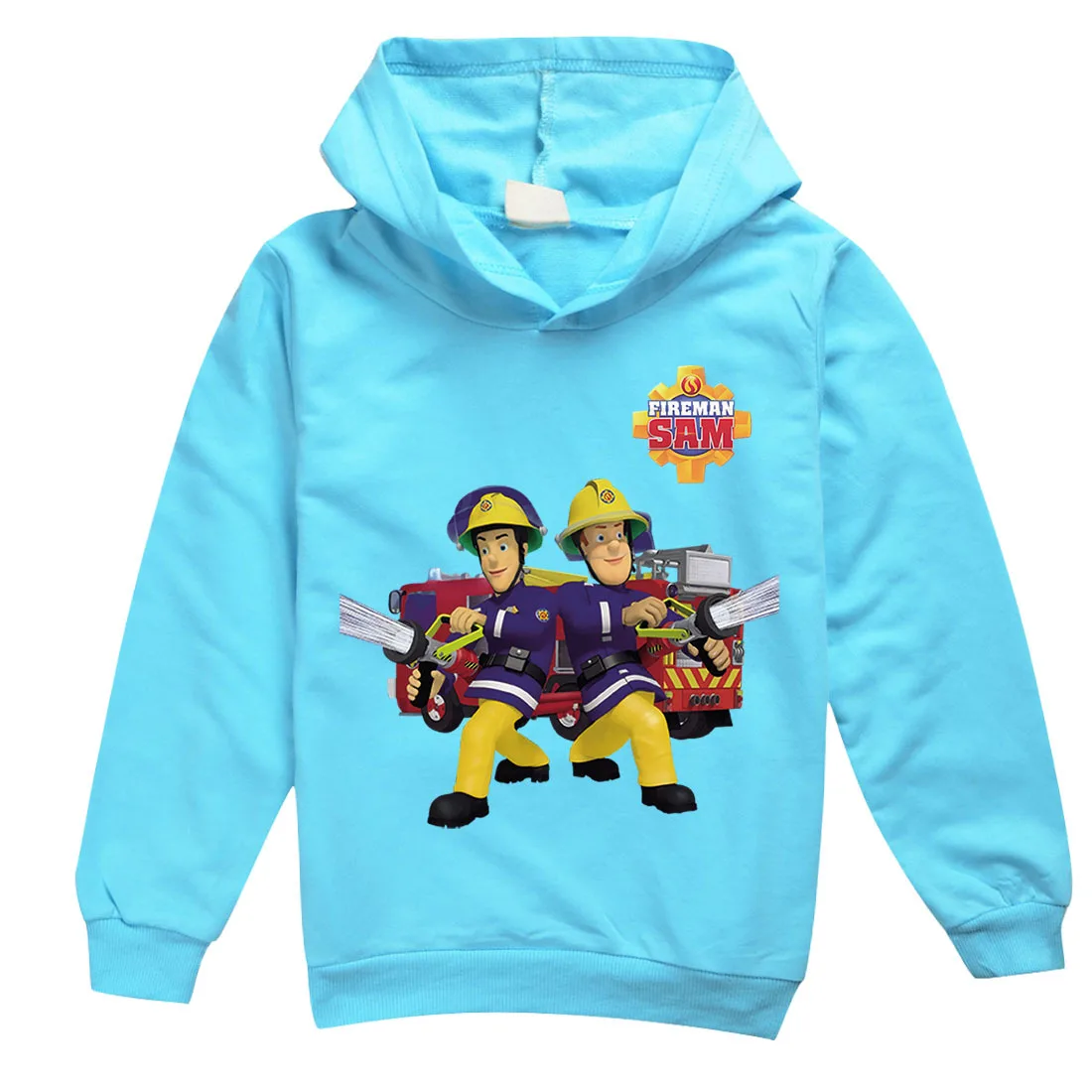 New Baby Firefighter Fireman Pompier Clothes Boys Kids Fashion Hoodies and Sweatshirts Brandweerman Sam Sportwear 2-16Y