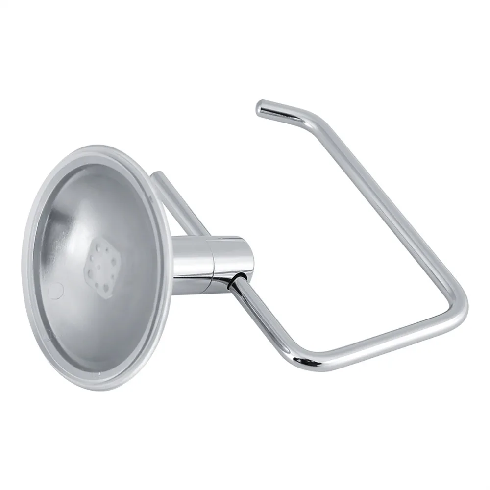 Practical Stainless Steel Paper Roll Holder 5.31'' x 3.15'' x 3.35'' Silver Paper Towel Holder Wall Mounted Rack For Kitchen