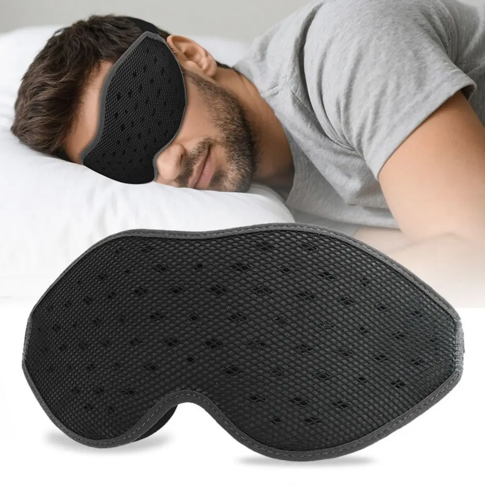 3D Contoured Blocking Light Eye Mask Soft Padded Block Out Light Sleeping Aid Eye Patch Concave Molded Breathable