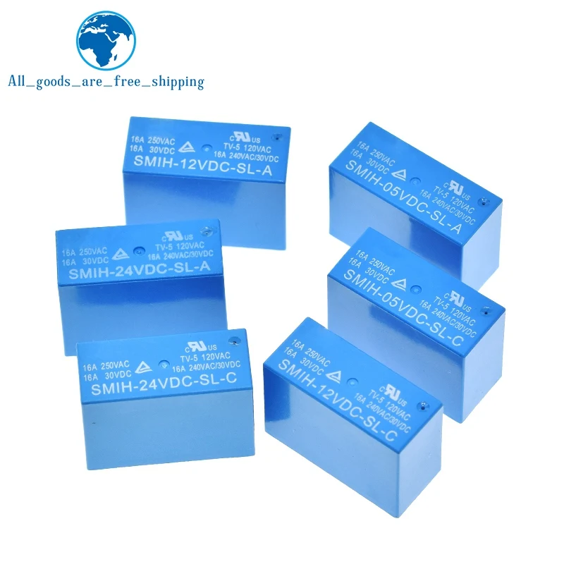 

TZT SMIH-05V 12V 24VDC-SL-A -SL-C 6-pin/8-pin Relay 250V 16A SMIH-05VDC-SL-A SMIH-12VDC-SL-A SMIH-24VDC-SL-A SMIH-05VDC-SL-C