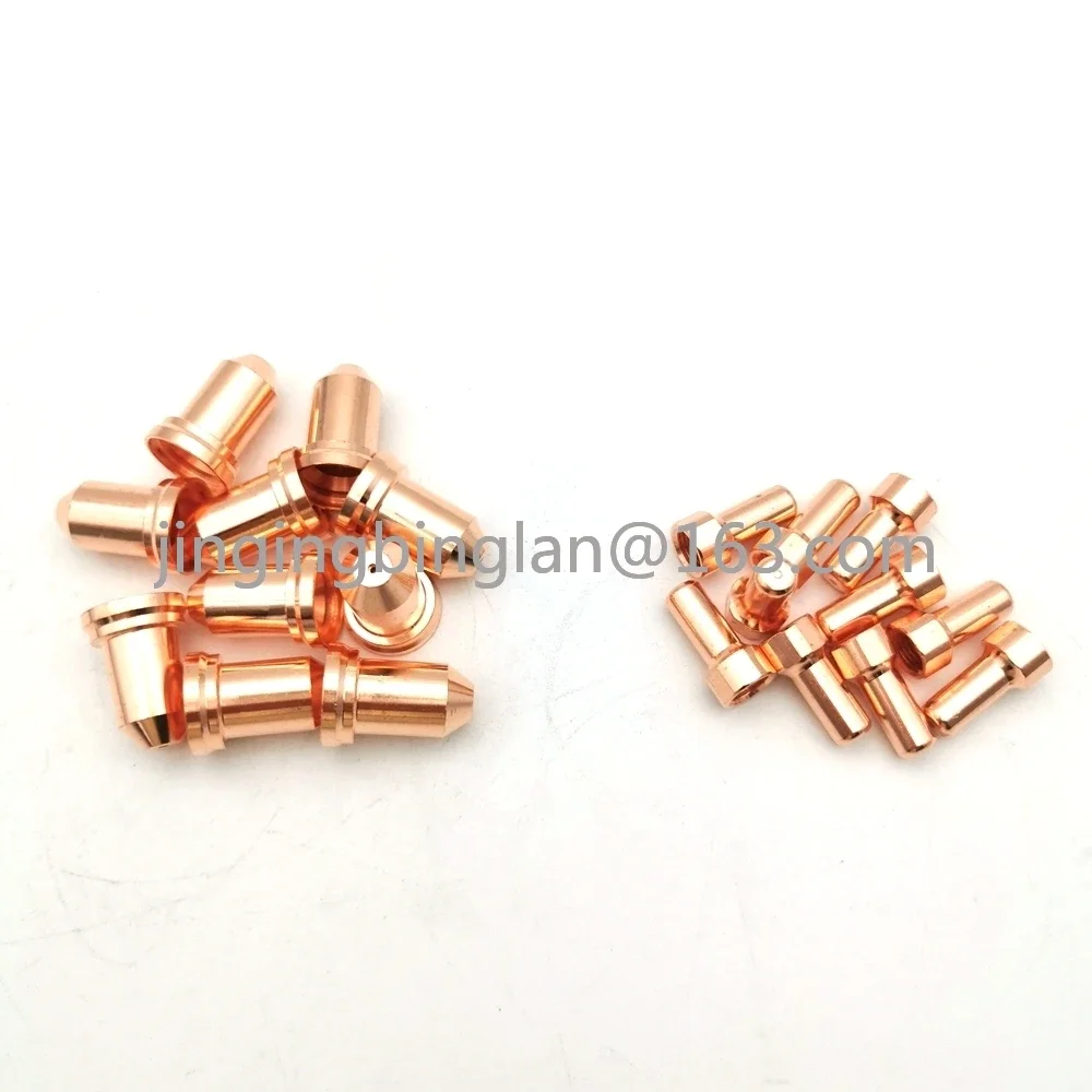 PT80 PT-80 IPT80 IPT-80 PTM80 Plasma Cutting Torch Consumables Electrode Nozzle Shield Spacer Swirl Ring Air Tube 24PCS