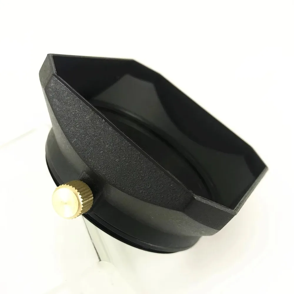 Pare-soleil carré rétro universel, 37 à 58mm, accessoires d'objectif pour Sony, Fujifilm, Olympus, objectif d'appareil photo sans miroir, révélateur de caméscopes
