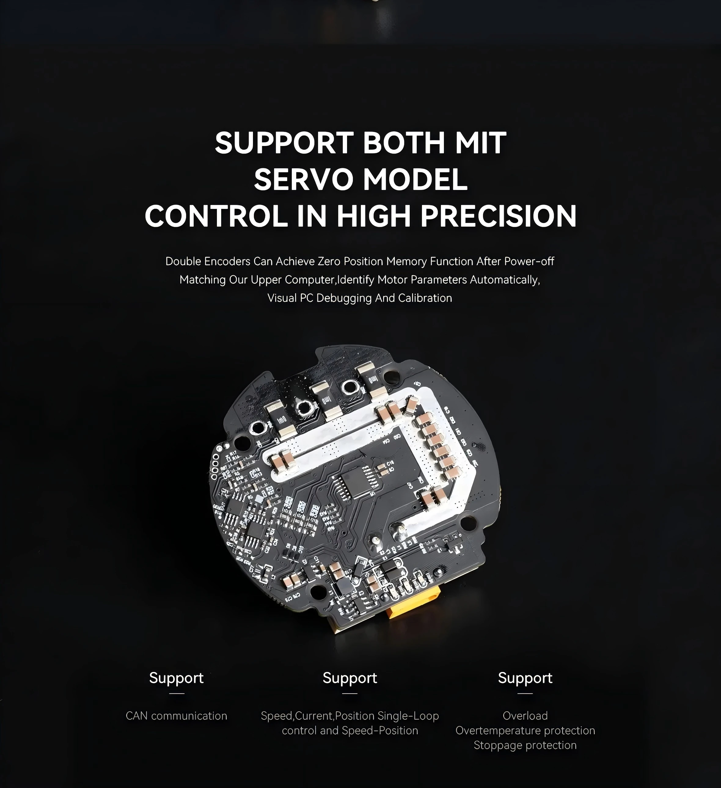 Cubermars Driver Board-V2.2 Controlador de motor sin escobillas planetario integrado