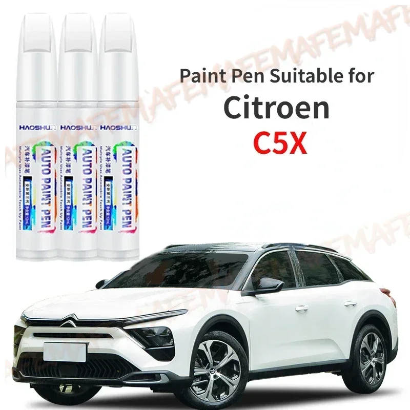 Paint Pen Suitable For Citroen Versailles C5x  C5-X Paint Fixer Pearlescent White C5x Car Accessories Original Car Paint  black