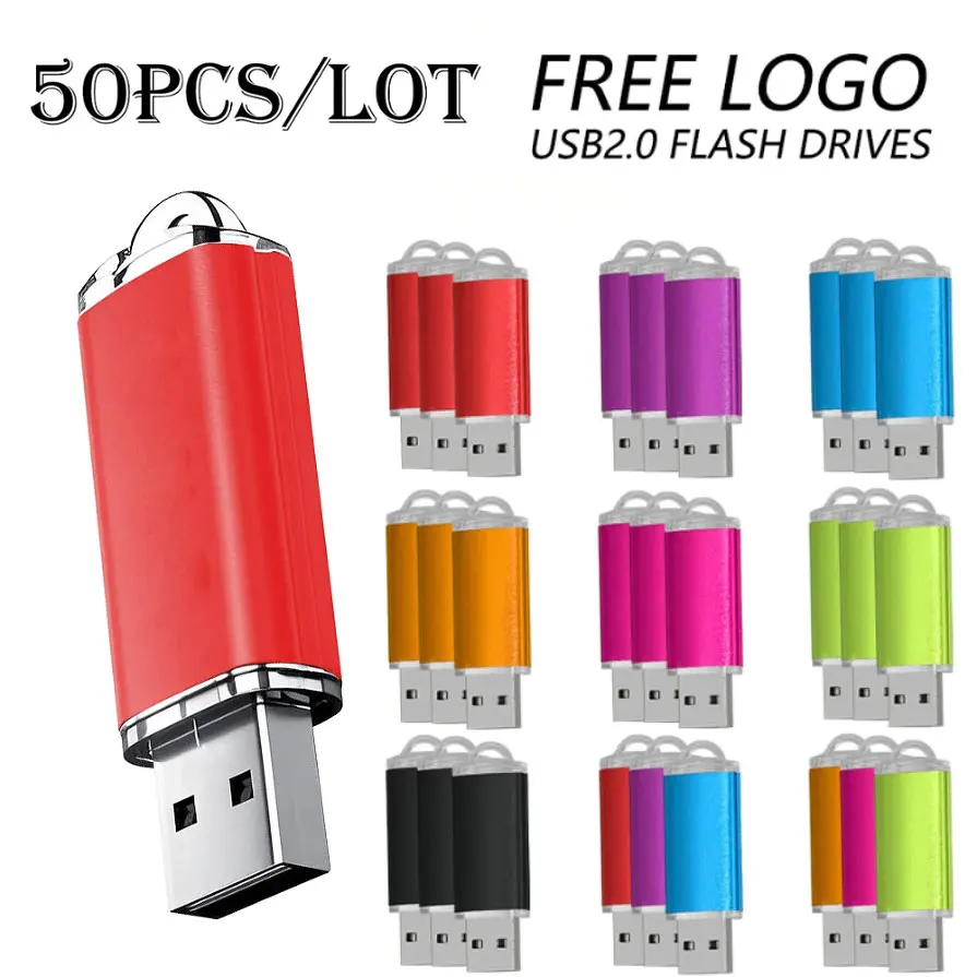 

50 шт./лот, бесплатный USB-флеш-накопитель с логотипом 2.0, 4 ГБ, 8 ГБ, 32 ГБ, 64 ГБ, флэш-накопитель 128 ГБ, 512 МБ, подарок для фотосъемки, карта памяти