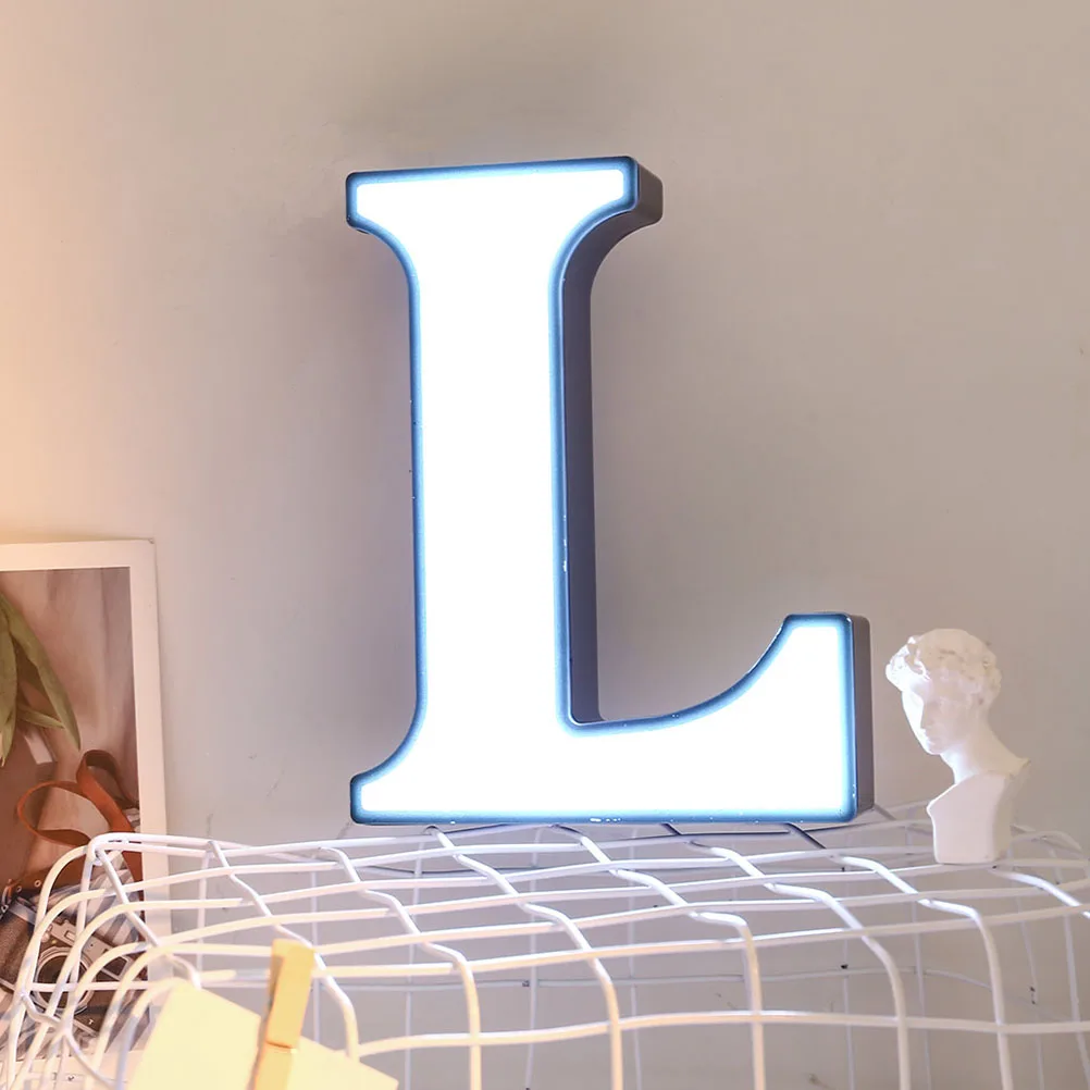 LED Letter Light Sign Alphabet Shaped Night Lamp Romantic Decor LED Lights Projector Home Wedding Party Neon Signs Small Night