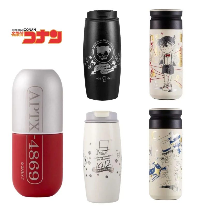 

Official Detective Conan Aptx4869 304 Stainless Steel Vacuum Cup, Portable Outdoor Pressed Capsule Water Cup, Coffee Fashion Cup