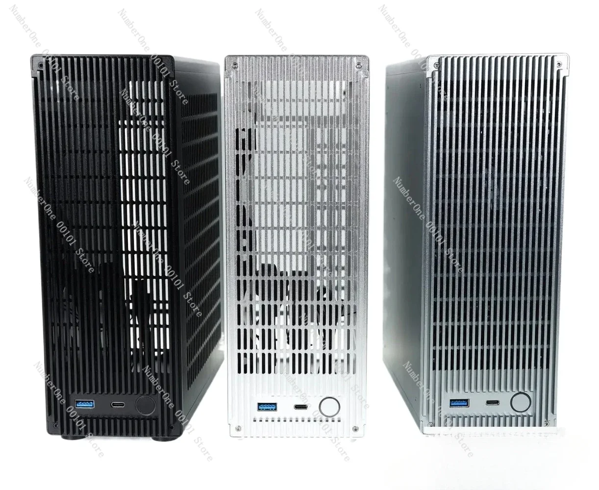 ZS-D2/ITX half height knife card computer case, version V2/4.6L volume all aluminum case