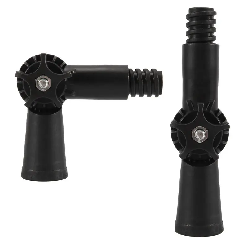 A21Q -2Pcs Rotatable Angle Adaptor Extension Pole Attachments For Threaded Extension Pole Paint Pole Adapter Attach To Duster