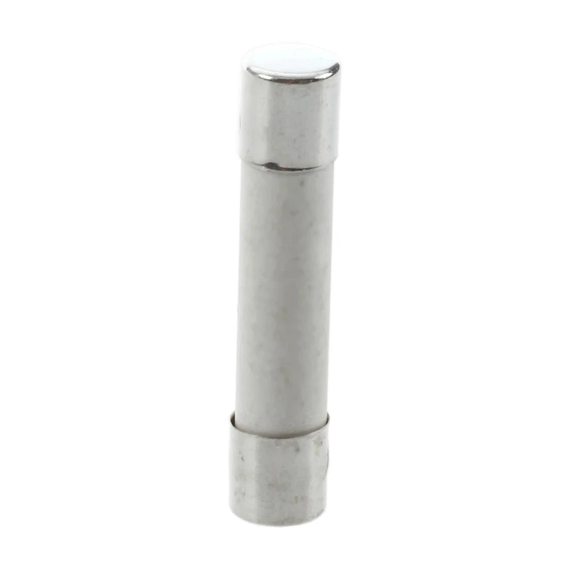Hot TTKK 30 Pcs AC 250 V 15 A 6 X 30 Mm, High Speed Kick Cylindrical Fuse Tube Ceramic · White + Silver