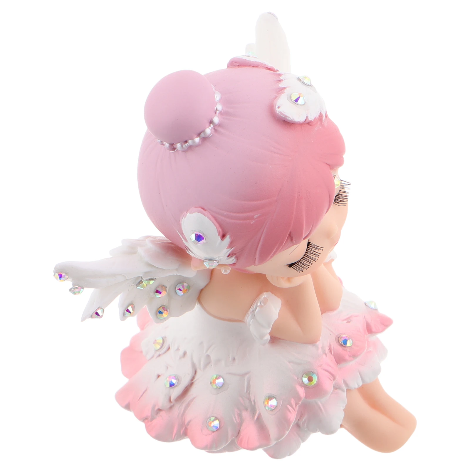 

Ballerina Car Ornaments Resin Statue Cute Girl Figurine Decoration Interior Accessories Dashboard Mirror Private
