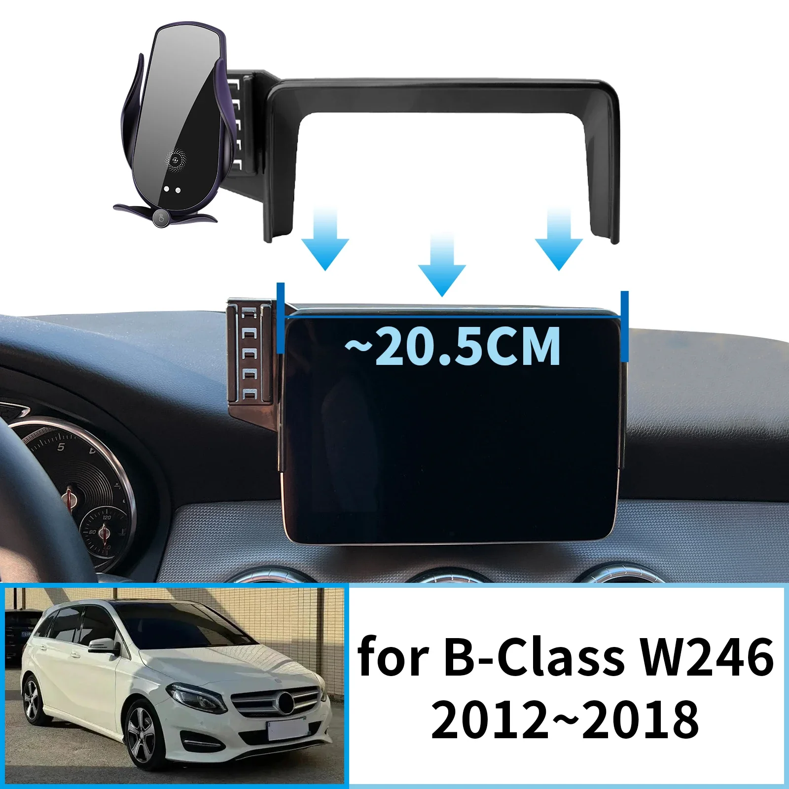 

for Mercedes-Benz B-Class 220 220d W246 2012~2018 Car Mobile Phone Holder Accessories GPS Bracket Navigation Stand Auto