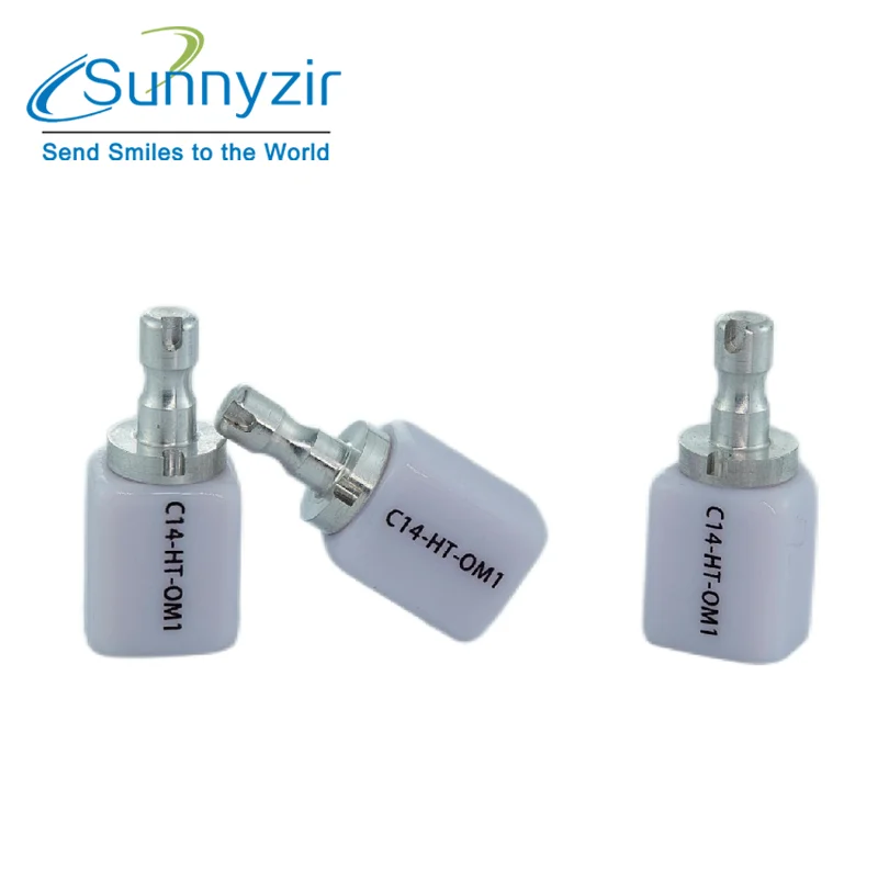 

Sunnyzir C14 B40 Lithium Disilicate Blocks HT LT B1 B2 CAD CAM Milling Dental Laboratory Materials Glass Ceramic Cerec Emax