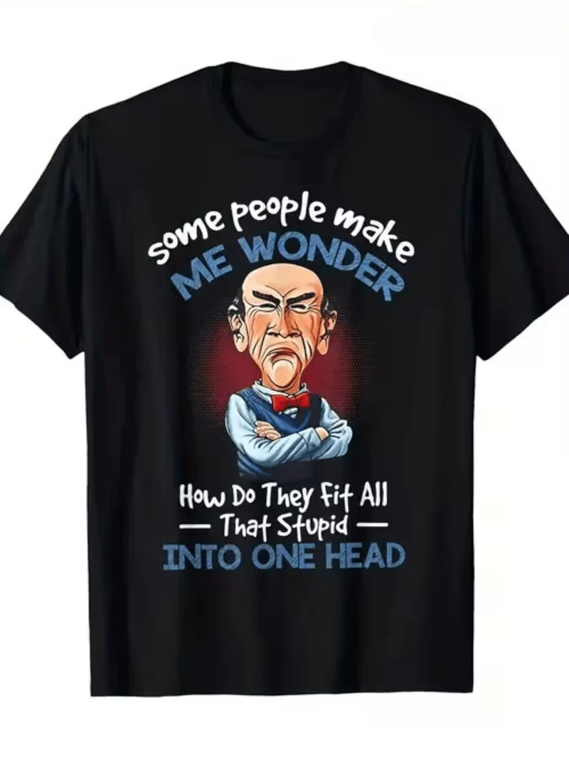 Funny Sarcastic Cartoon Graphic T-Shirt 