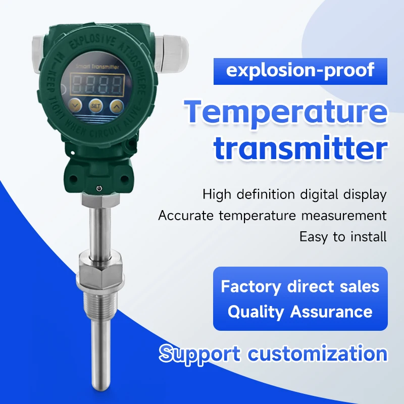 PT100/1000 RTD Temperature Transmitter/Sensor 0-5V 4-20mA Instrument Water Temperature Measurement Control OEM