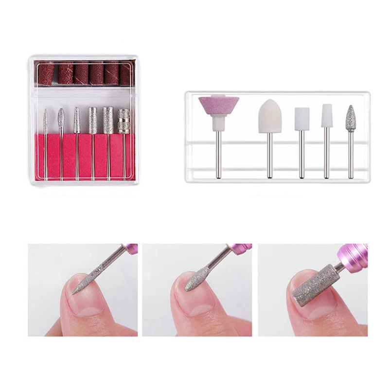 Nagel Bohrer Maschine USB Polnischen Stift Professionelle Starke Elektrische Nagel Bohrer Maschine Set Maniküre Mit Cutter Nail art Salon Werkzeuge