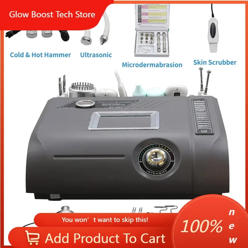 

GBPortable beauty 7 in 1 equipment multi-functional beauty equipment diamond dermabrasion skin rejuvenation machine