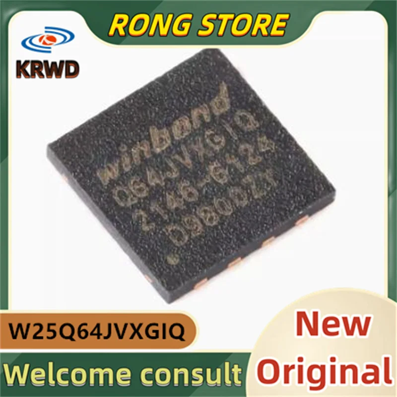 

10PCS 25Q64JVXGIQ W25Q64JVXGIQ XSON-8 3V 64M-bit New and Original