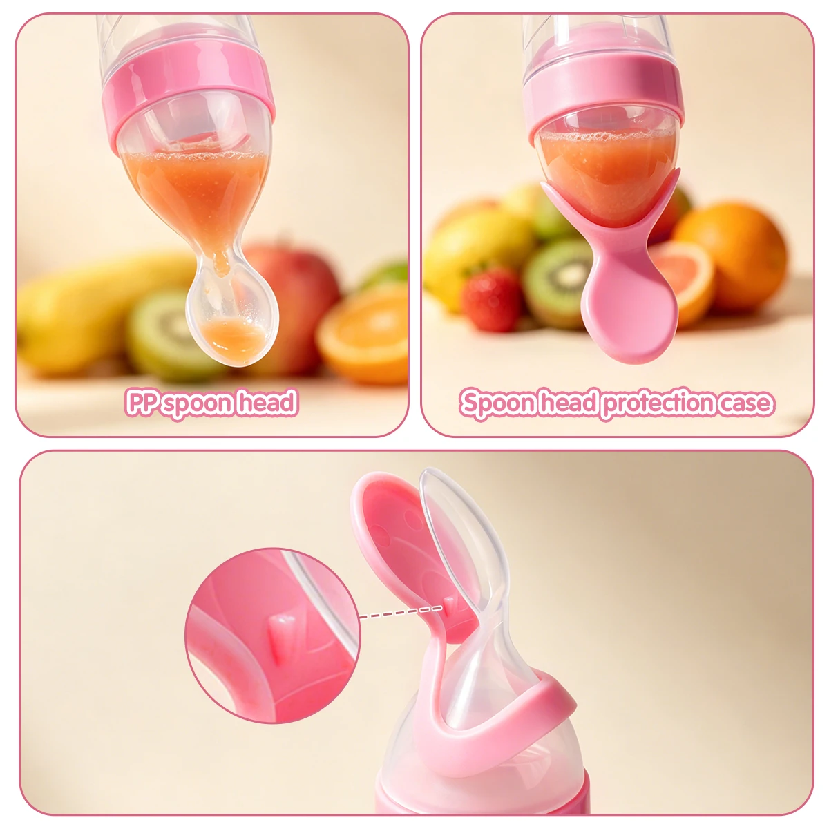 Lot de 2 biberons en silicone  - Baby Food Guide avis et prix