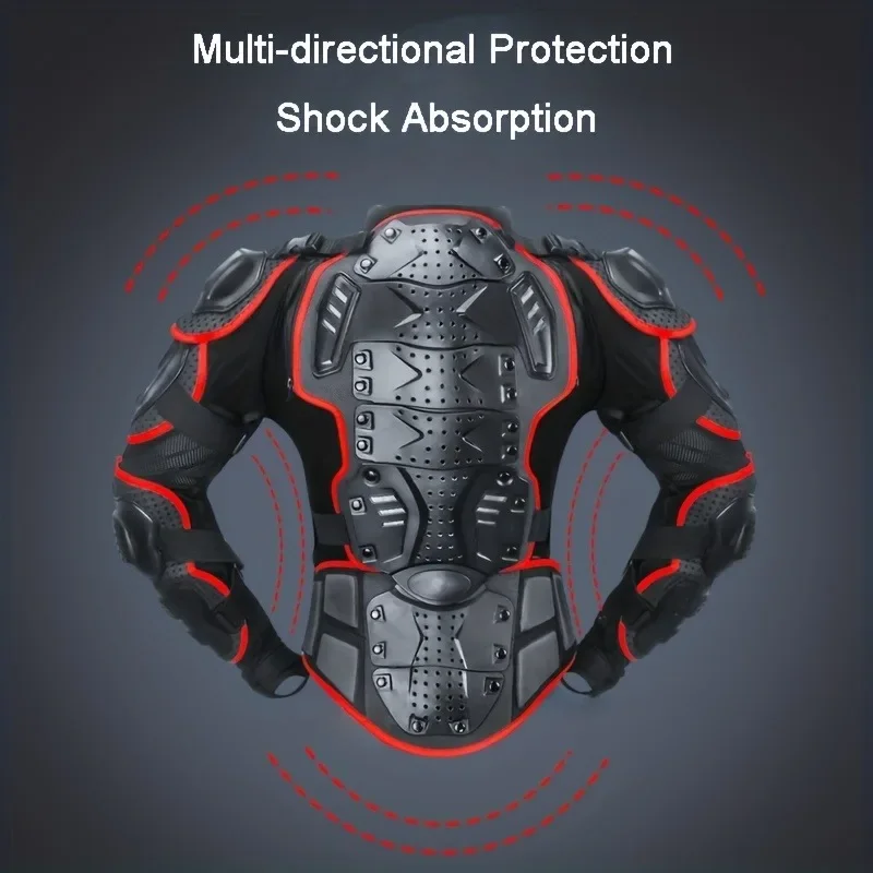 Full Body Protection for Adults: BMX Armor Jacket with Spine and Chest Guard for Safe Riding