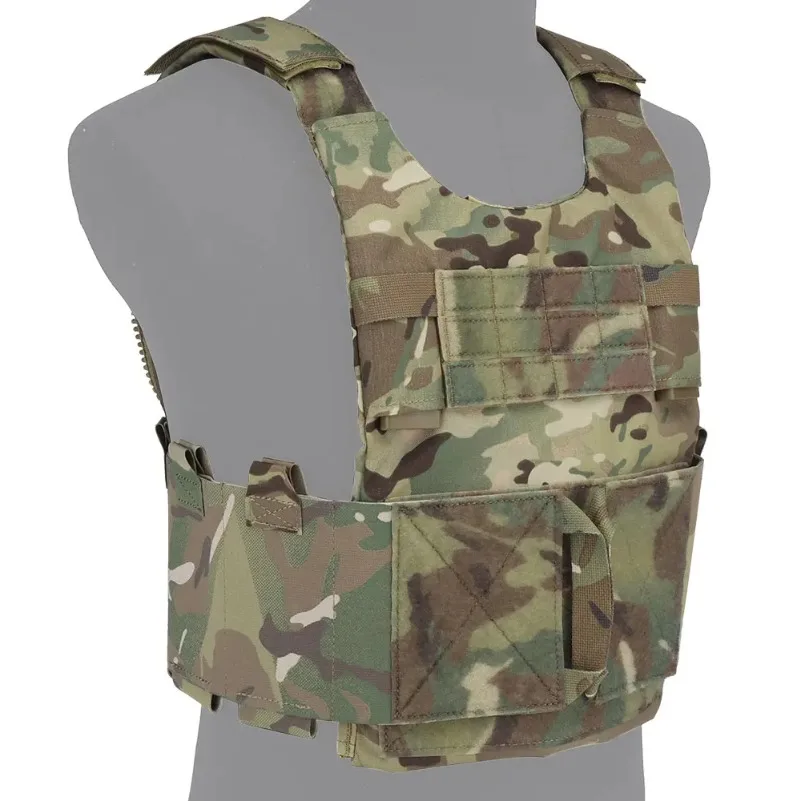 

LV119 Tactical Vest, Side Quick Handle Compartment, Extended Zipper Cara Fabric, Chest Socket Sturdy Military Uniform