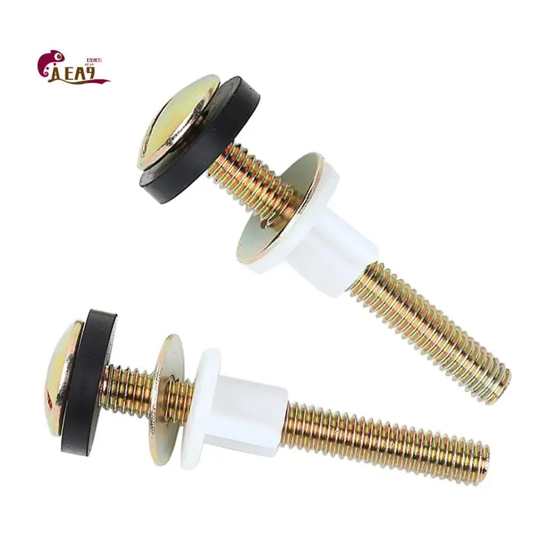 

AEA9-2 шт. сменный комплект винтов для сиденья унитаза, прочный крепеж для сиденья унитаза, универсальный набор болтов и винтов для сиденья унитаза