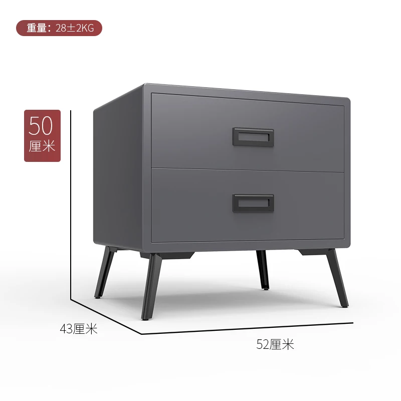 

Итальянский легкий роскошный сейф из цельного дерева, невидимый ящик, противоугонная прикроватная тумбочка, встроенная