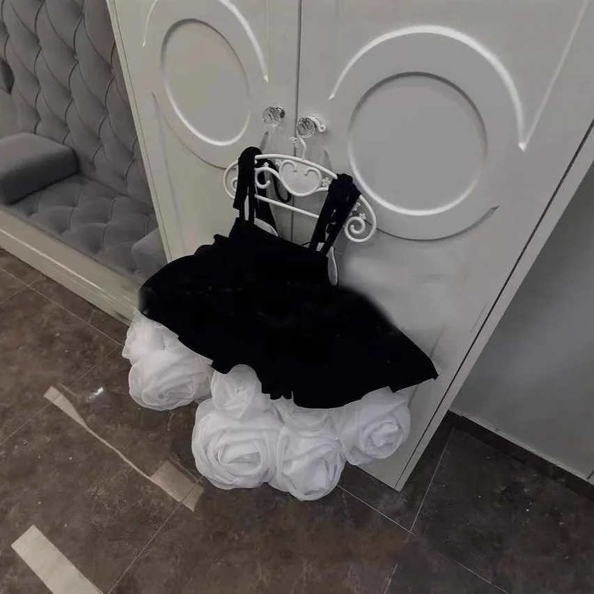 

Детское тюлевое праздничное платье принцессы с перьями на день рождения, блестящее платье с цветочным узором для девочек, вечерние платья с бантом, вечерние платья для выпускного вечера