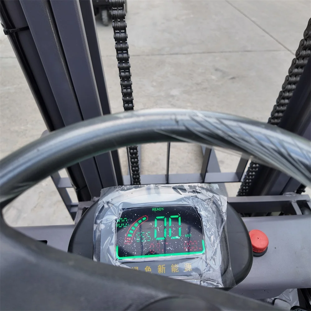 Custom 3 Ton Outdoor Electric Forklift All Terrain Light Duty Electric Forklift Pallet Lifter for Distribution Center