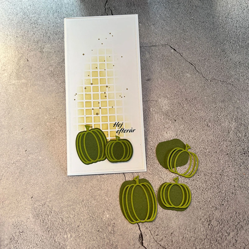 호박 가을 절단 다이, 스크랩북 종이 제작 프레임, 카드 공예 용품, 스탬프 없음, 8 월 2023 신상