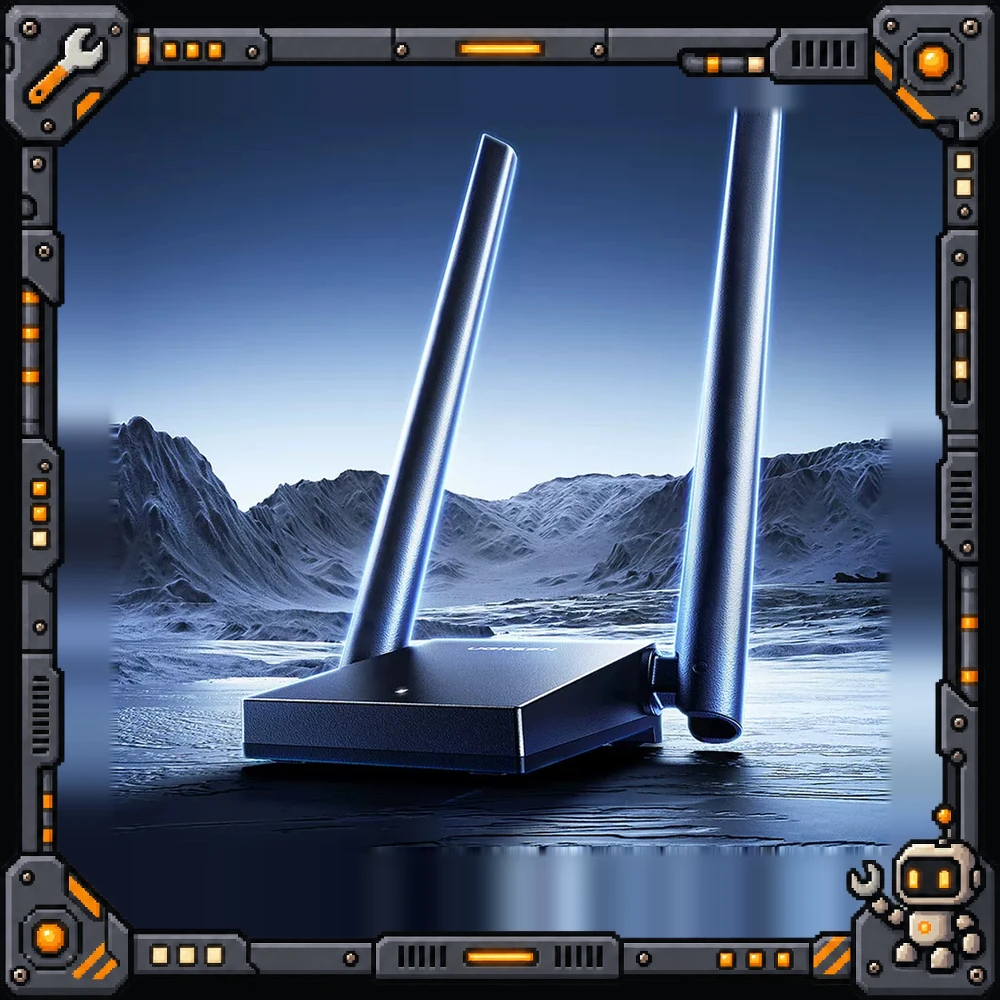 UGREEN 25226 USB WiFi Adapter CM495 AX1800 WiFi 6 USB 3.0 Dual Band 2.4GHz 5GHz Dual 5dBi Antennas for Windows 10 11 Only