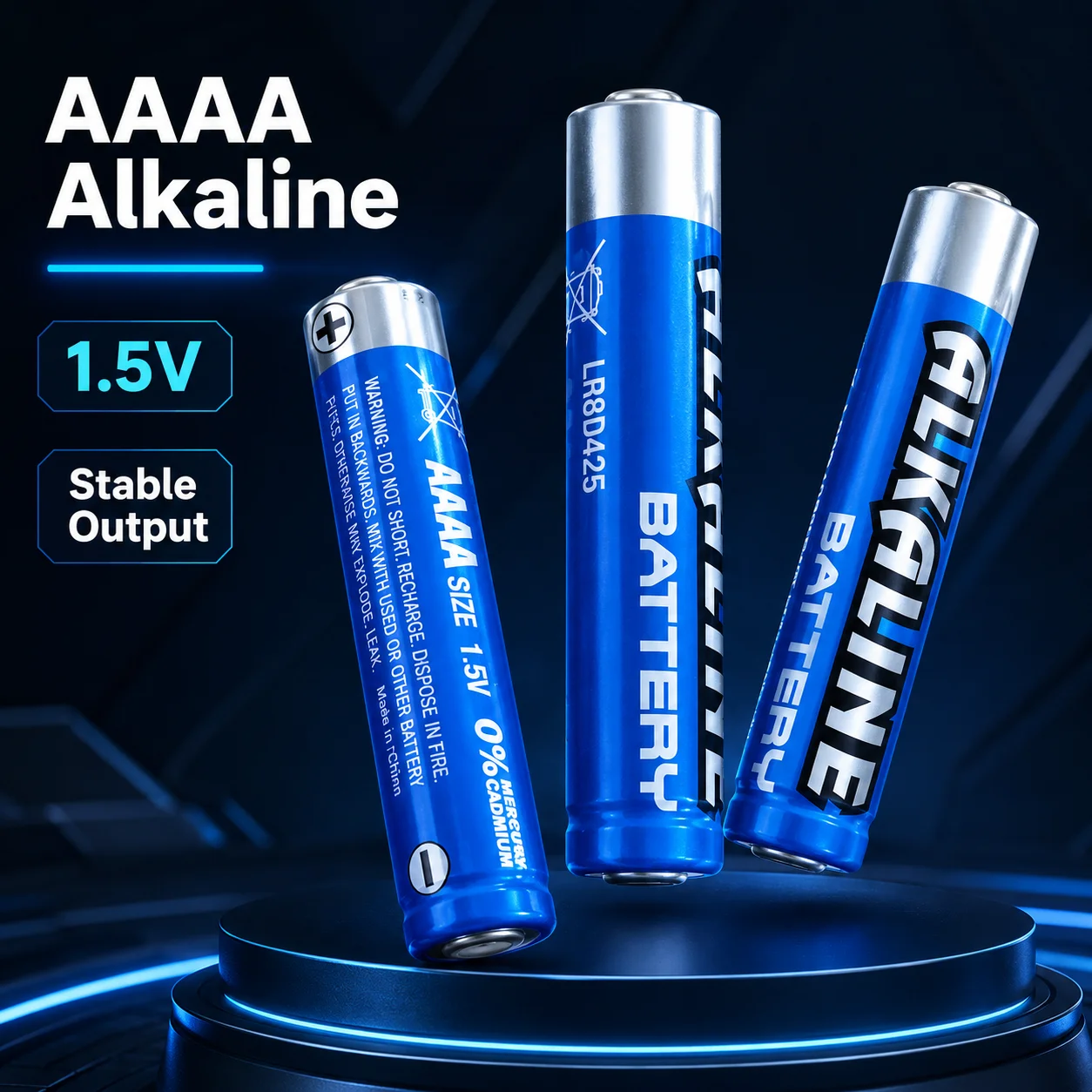 

LR8D425 AAAA 1.5V Long Lasting Alkaline Battery for Laser Pen Stylus Glucose Meter Electronic Toys