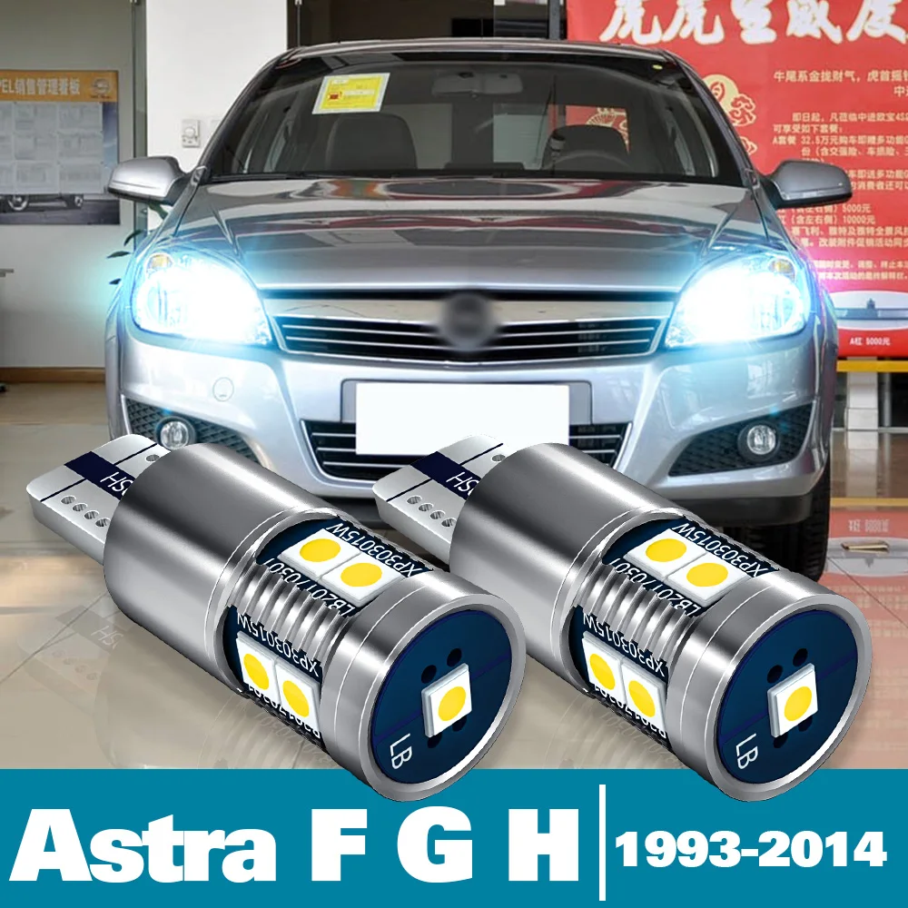 

2x LED Parking Light For Opel Astra F G H Accessories 1993-2014 2004 2005 2006 2007 2008 2009 2010 2011 2012 2013 Clearance Lamp